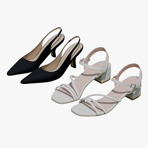 Women Heels and Sandals Set