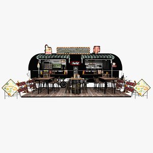 Airstream Coffepoint Truck 3D