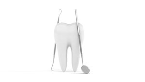 3D Dental Cleaning Tools model