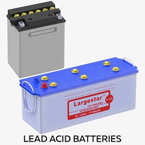 3D lead acid batteries model