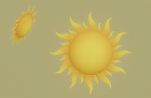 Sun 3D model