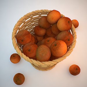 3d model fruit basket