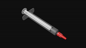 SYRINGE WITH THERMAL PASTE 3D