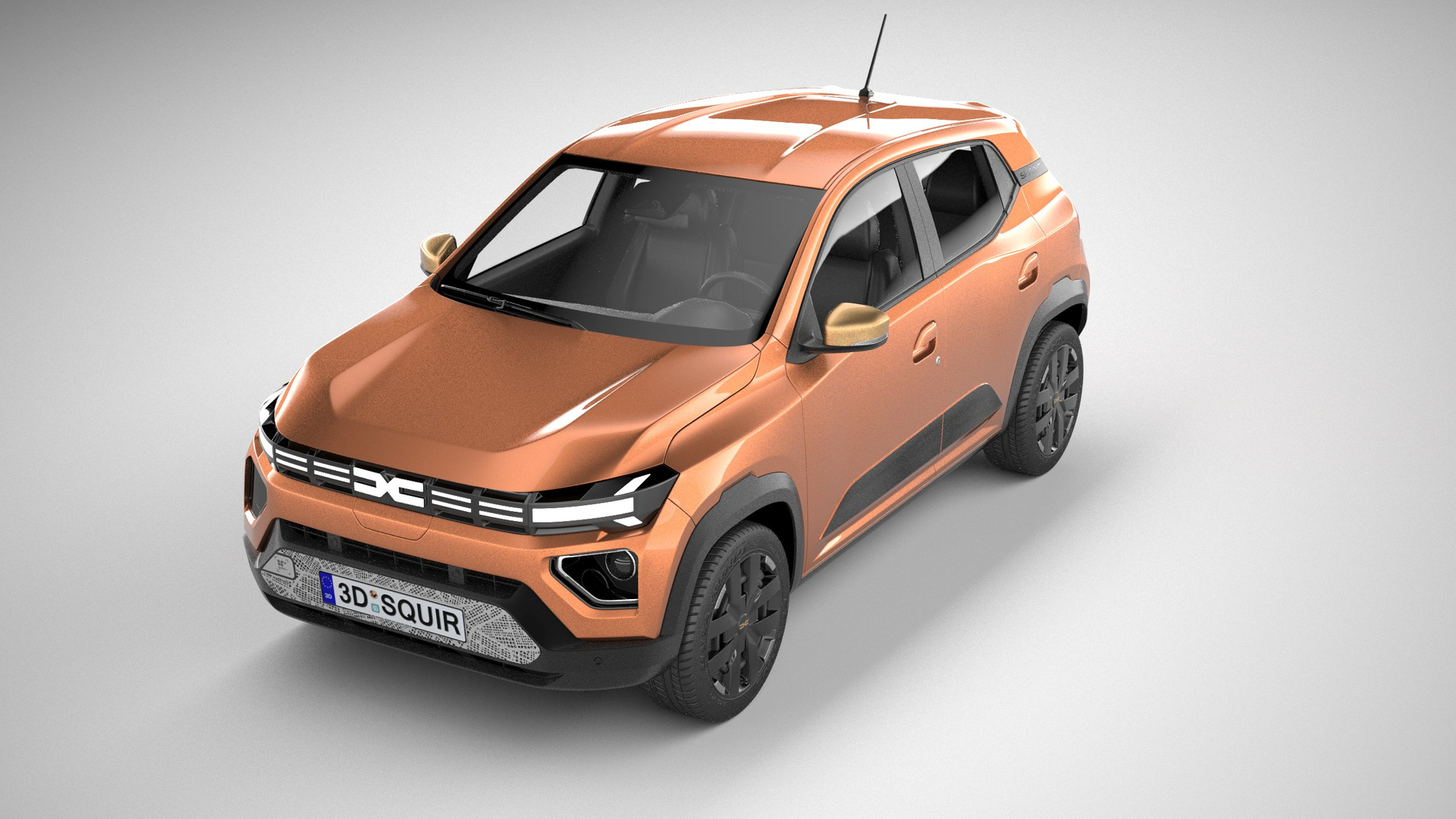 Dacia Spring 2025 Model TurboSquid 2219319