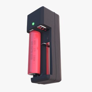 3D Lithium-ion 18650 Batteries and Charger