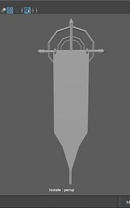 banner flag 3D