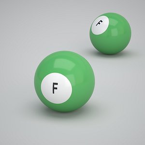 3D F Snooker Ball