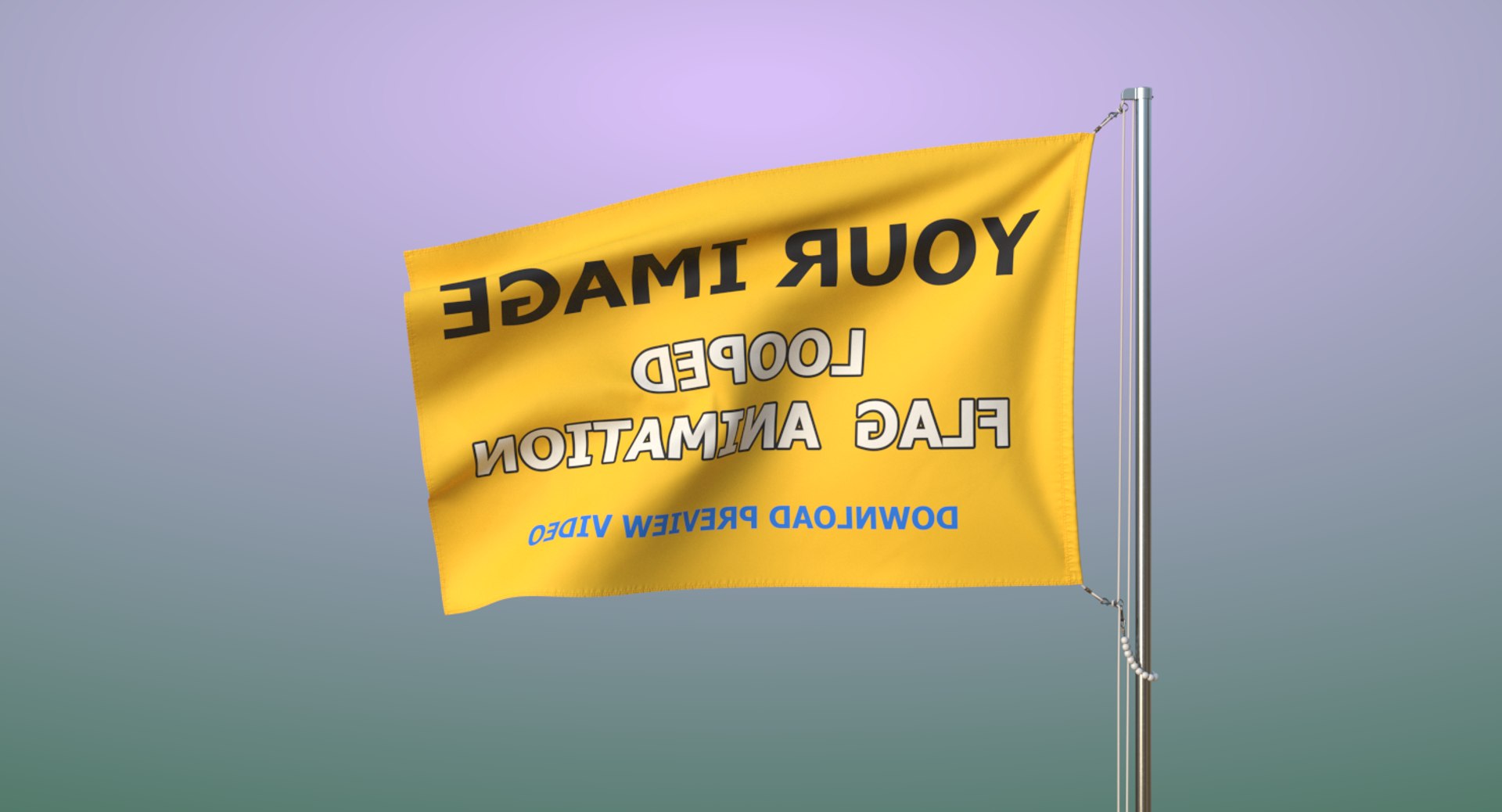 3D model realistic flag animation 01 - TurboSquid 1334417