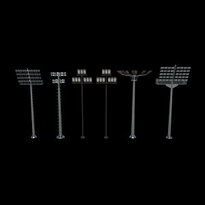 high mast light 3D model