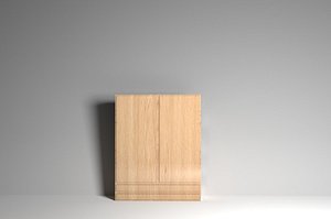 3D Wood Closet