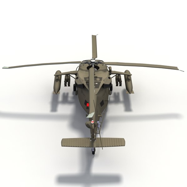 mh60a blackhawk 3d model