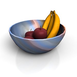 fruit bowl 3d model