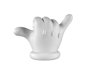 3D model Mario Hand - Shaka