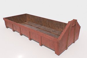 3D industrial container pbr