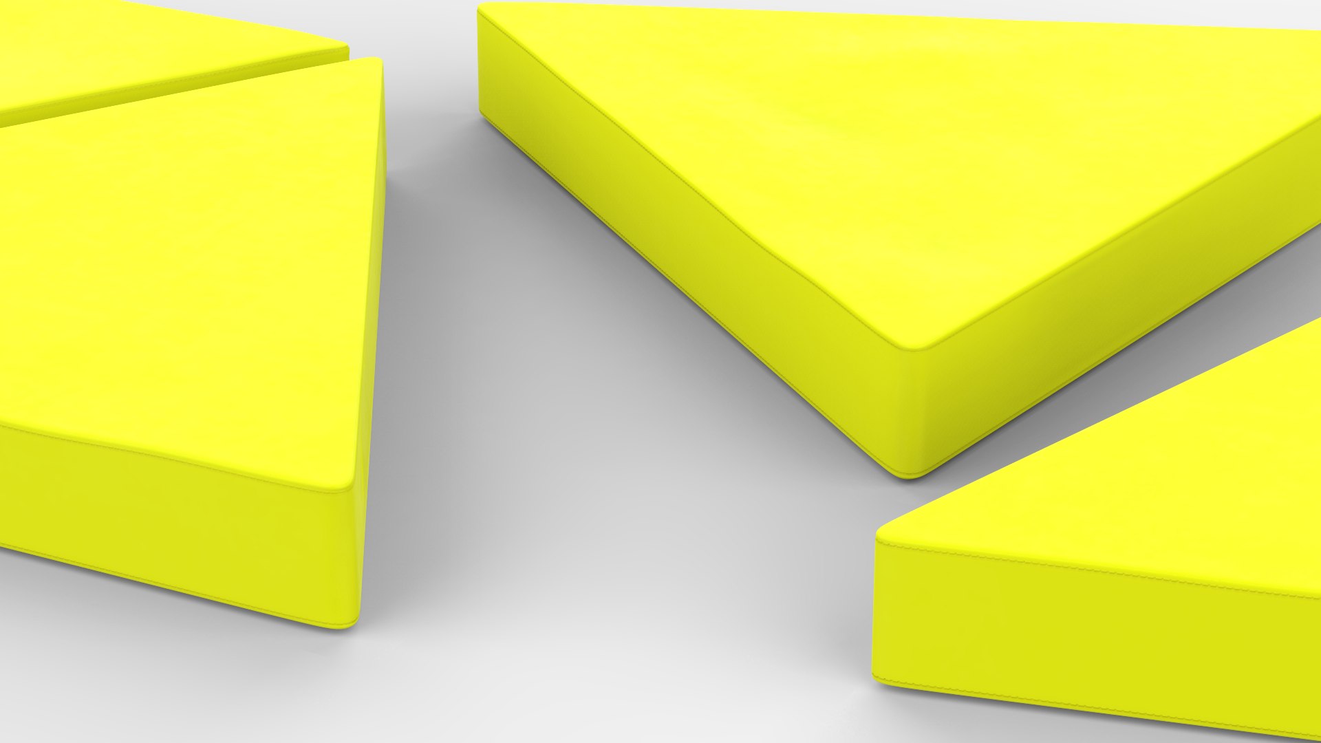 Triangle Foam Mat 3D Model - TurboSquid 2286945