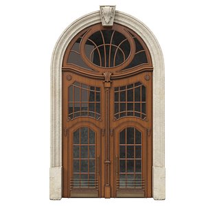 Entrance classic door 48