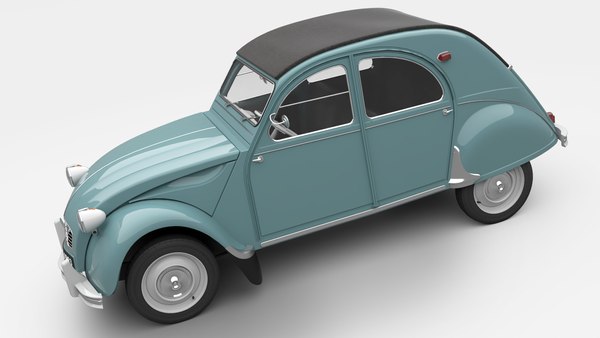 3d Citroen 2cv 1963 Model - Turbosquid 1522007