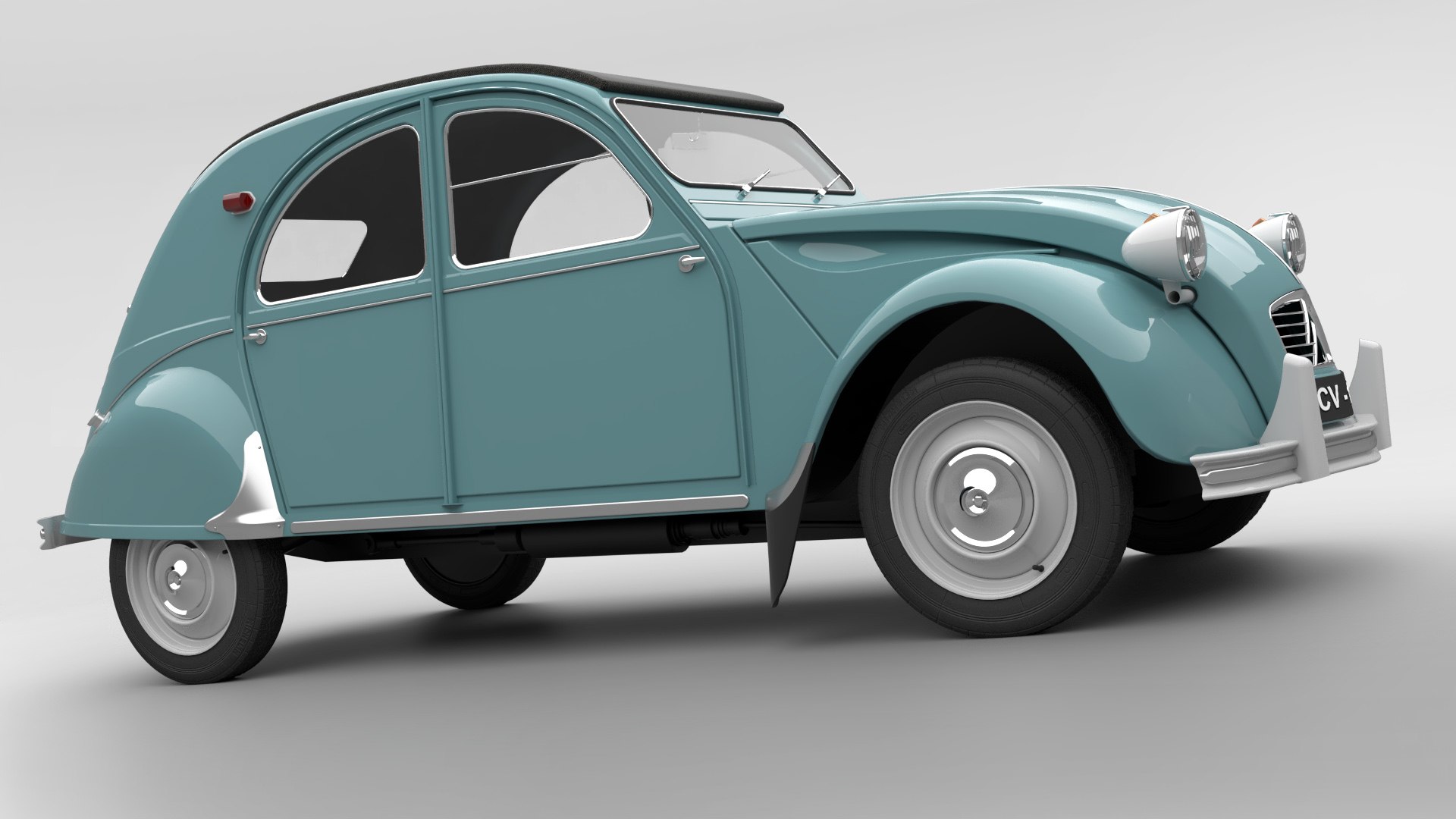 3D Citroen 2cv 1963 Model - TurboSquid 1522007