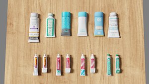 Cosmetic paste tubes
