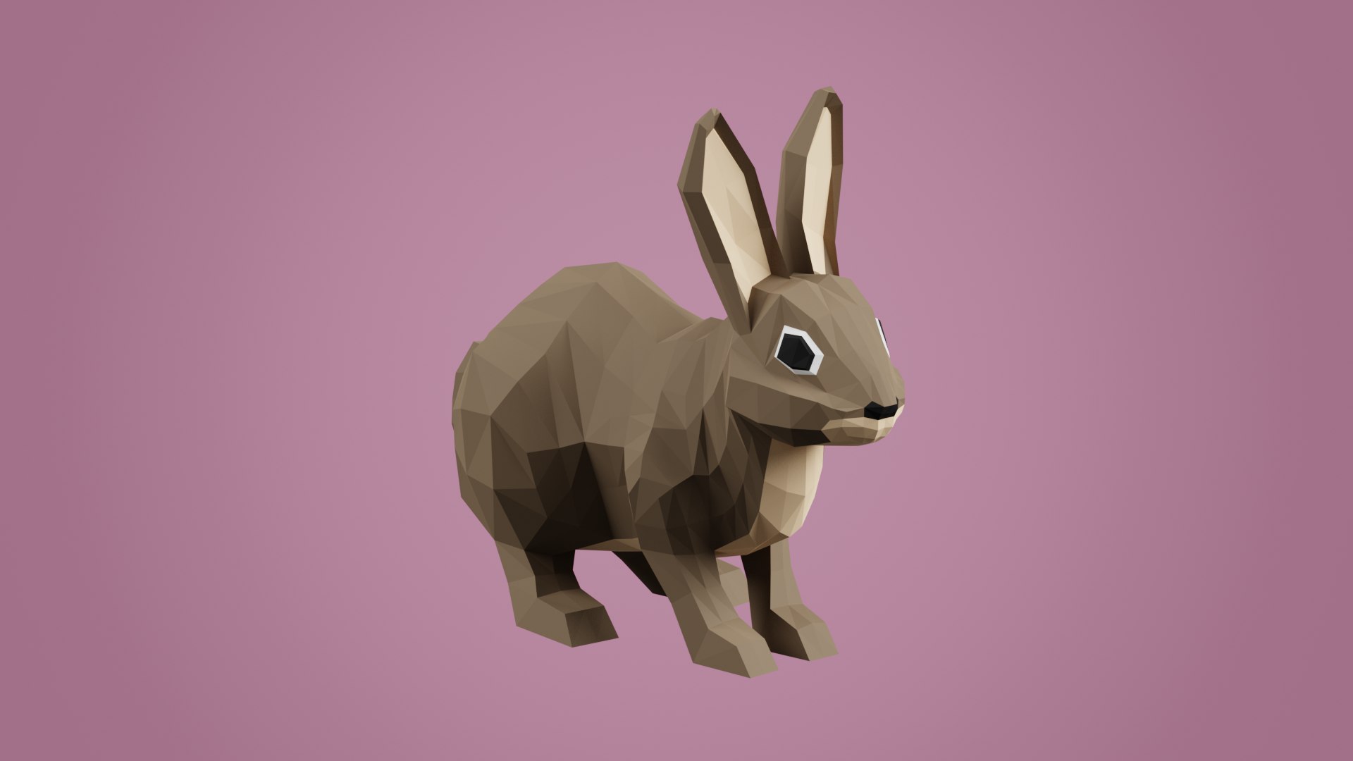 Lowpoly Stylized Rabbit Model - TurboSquid 2191756