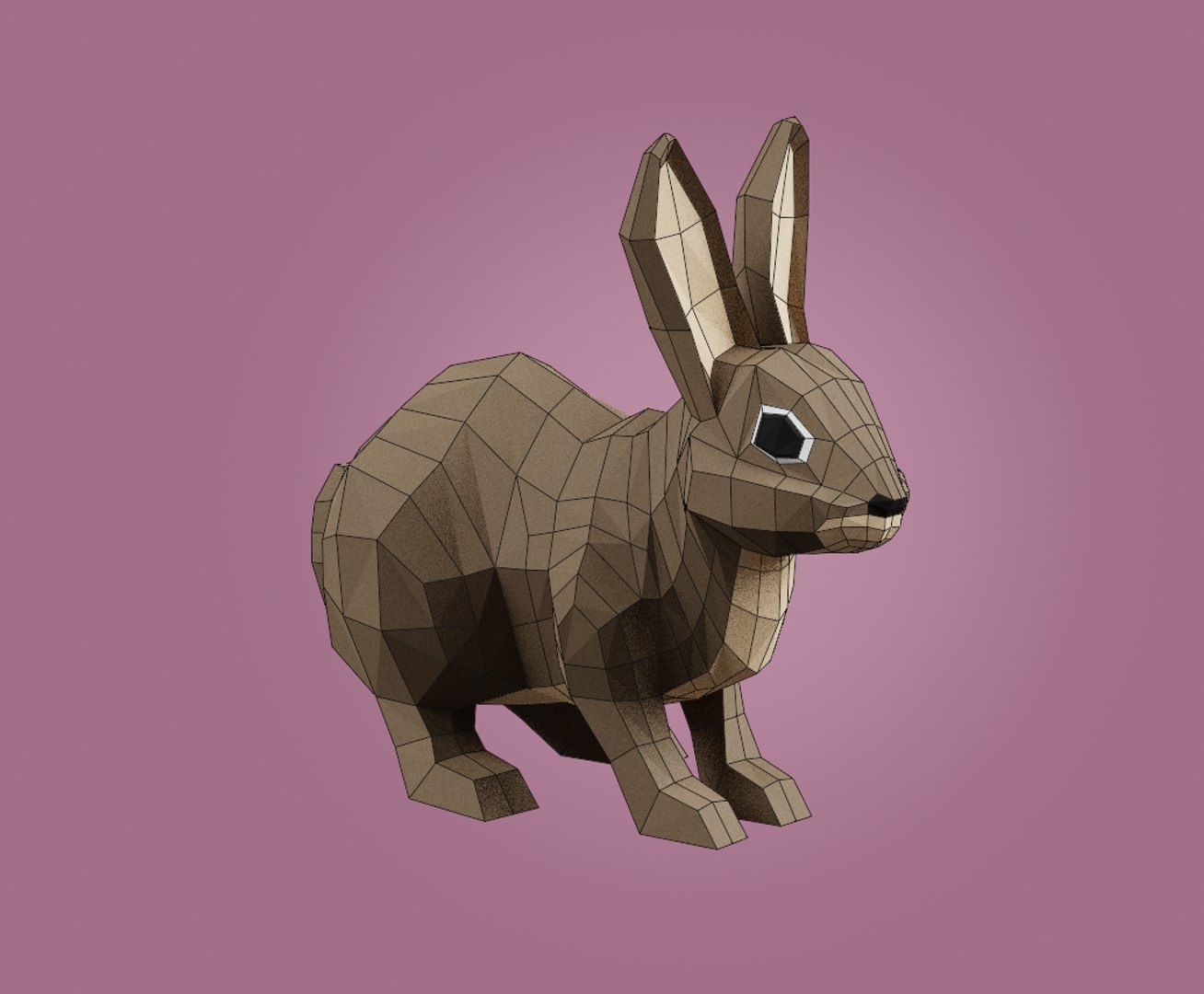 Lowpoly Stylized Rabbit Model - TurboSquid 2191756