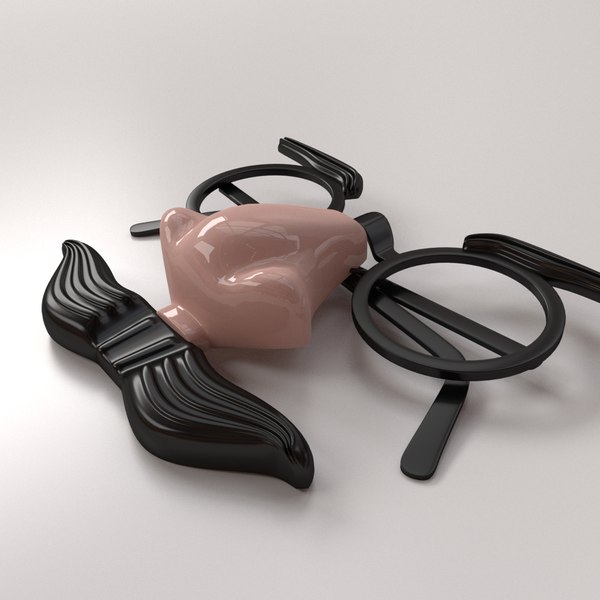 Modello 3D Occhiali divertenti - TurboSquid 1177600