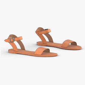 Leather Low Poly 3D model