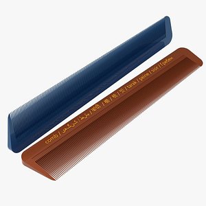 3D Hair Comb model