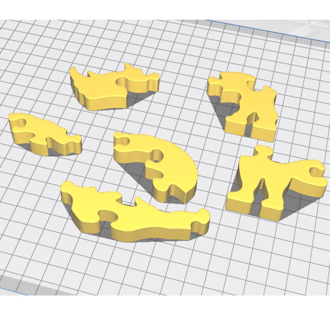 Jigsaw Puzzle 3D Model - TurboSquid 1551236