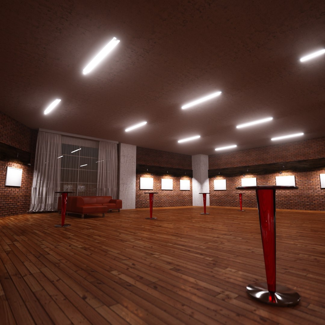 EXHIBITION HALL Model - TurboSquid 1934508