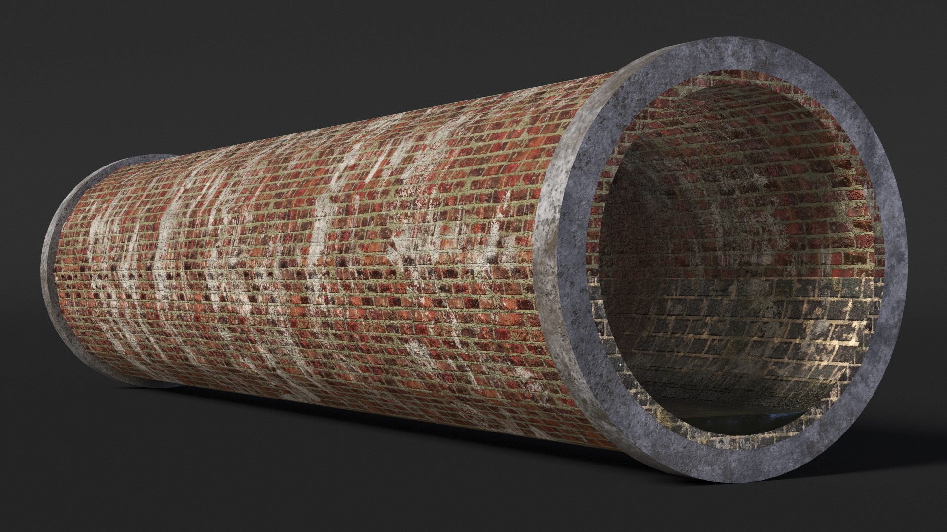 3D Brick Sewer Rehab 10m - TurboSquid 2402575