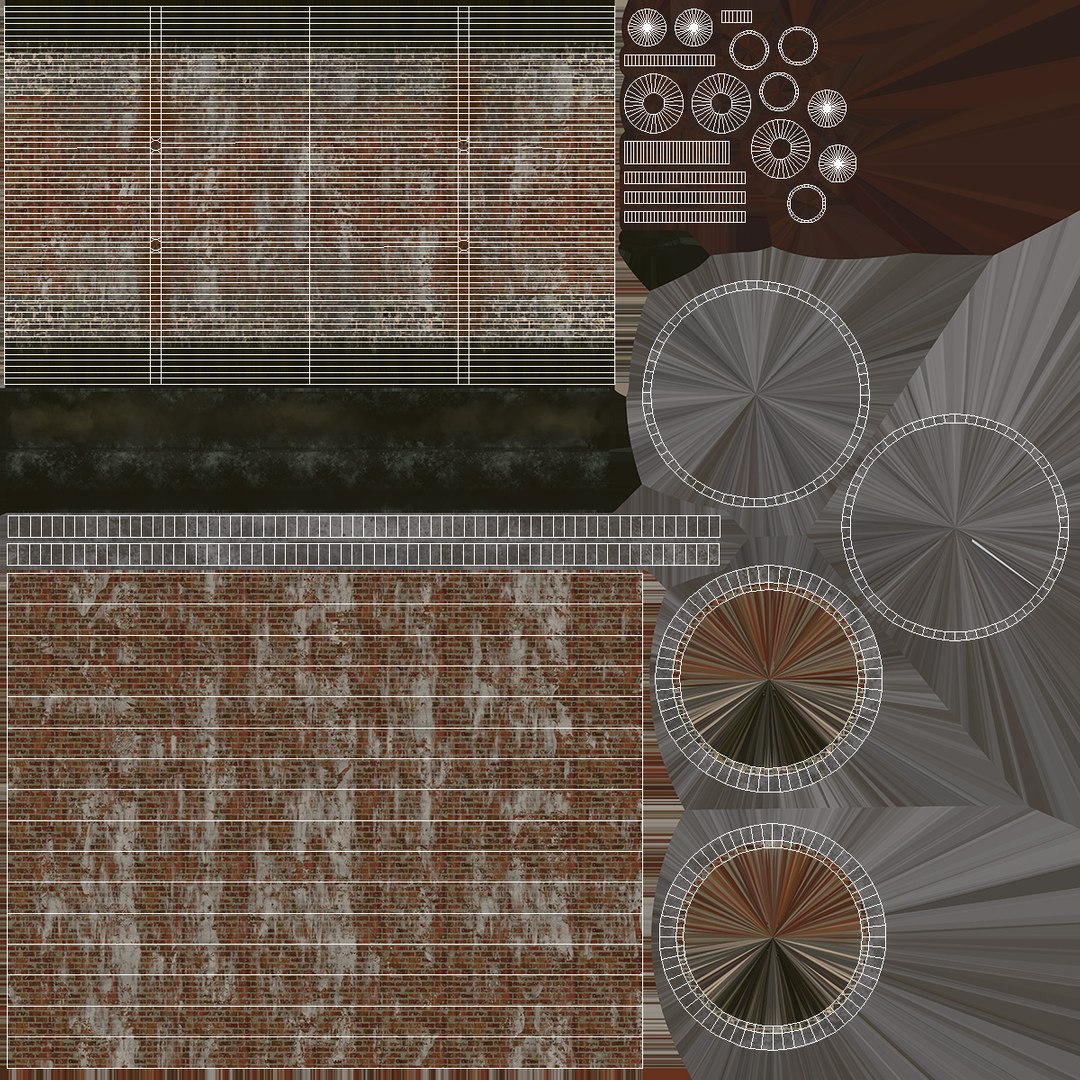 3D Brick Sewer Rehab 10m - TurboSquid 2402575