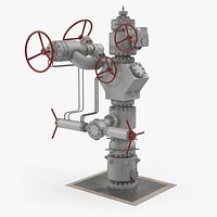 Oil Wellhead 3 3D Model
