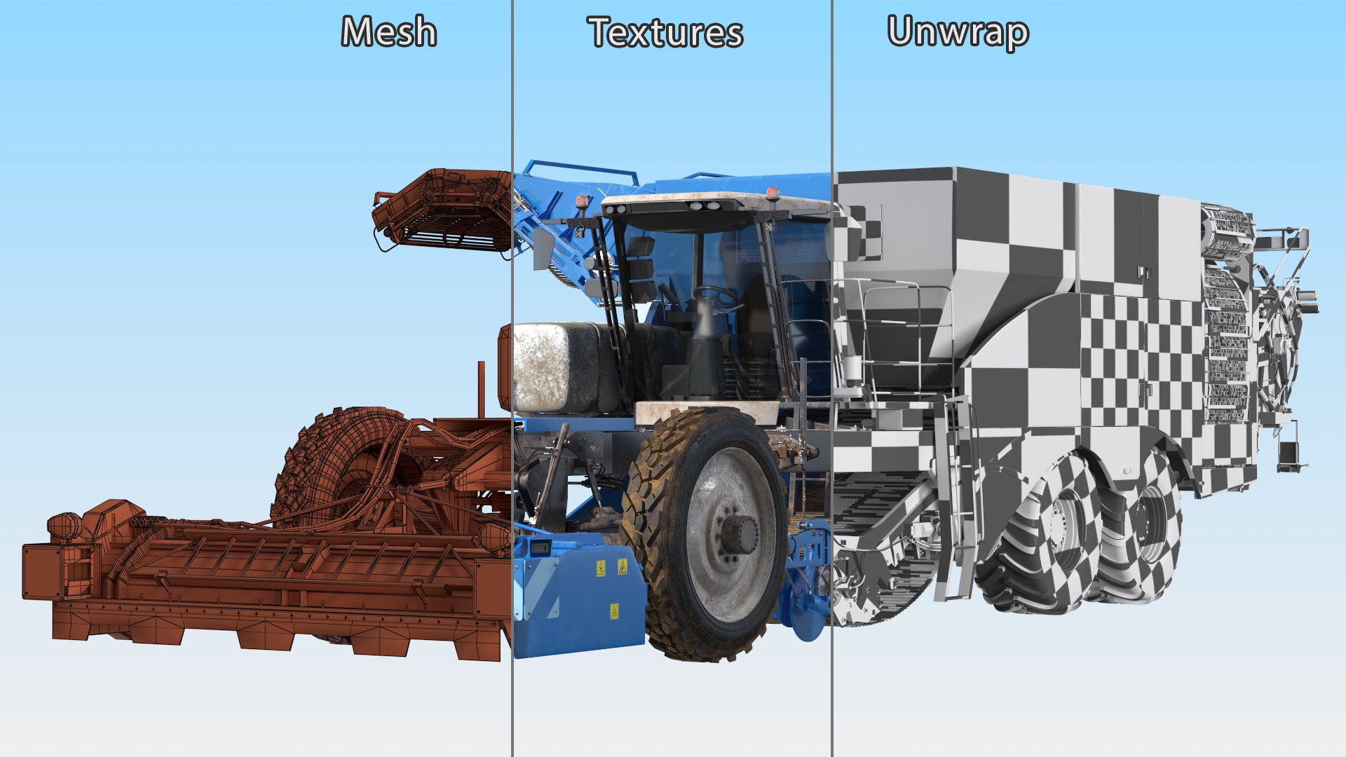 Potato Harvester Dirty 3D model https://p.turbosquid.com/ts-thumb/RG/n9YfQK/8O/potatoharvesterdirty3dmodel034/jpg/1678807615/1920x1080/fit_q87/69f25e4f4d71bea57a5e0aa14eb2a63aeb54d492/potatoharvesterdirty3dmodel034.jpg