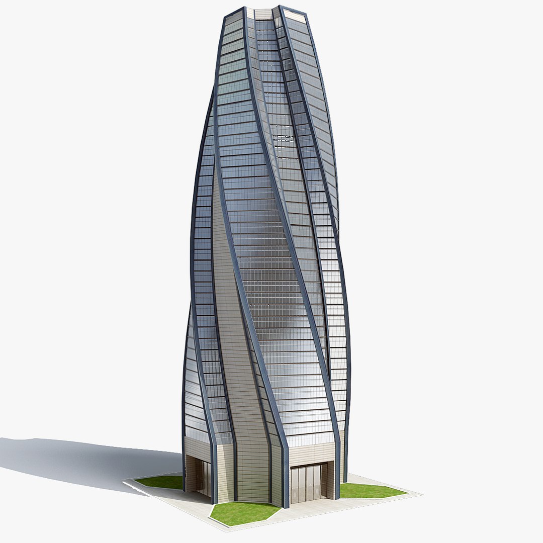 3d skyscraper business center model