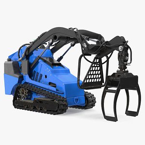 Mini Skid Steer Grapple Generic 3D Model