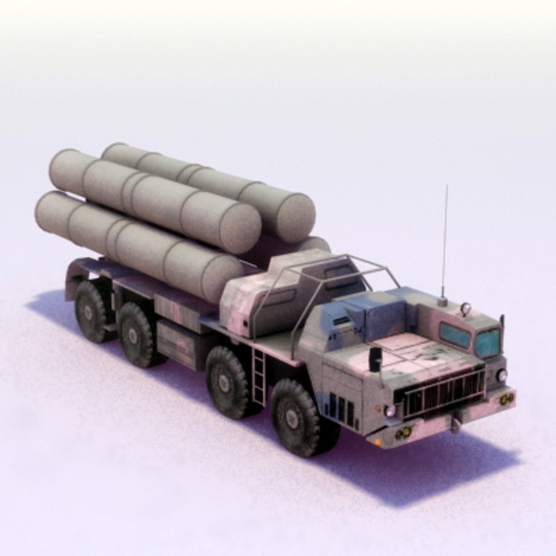 S-300pmu Sam Sa-10 Grumble 3d Max