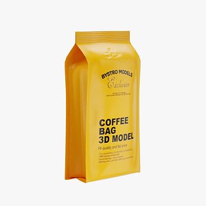 Matte Coffee Bag model