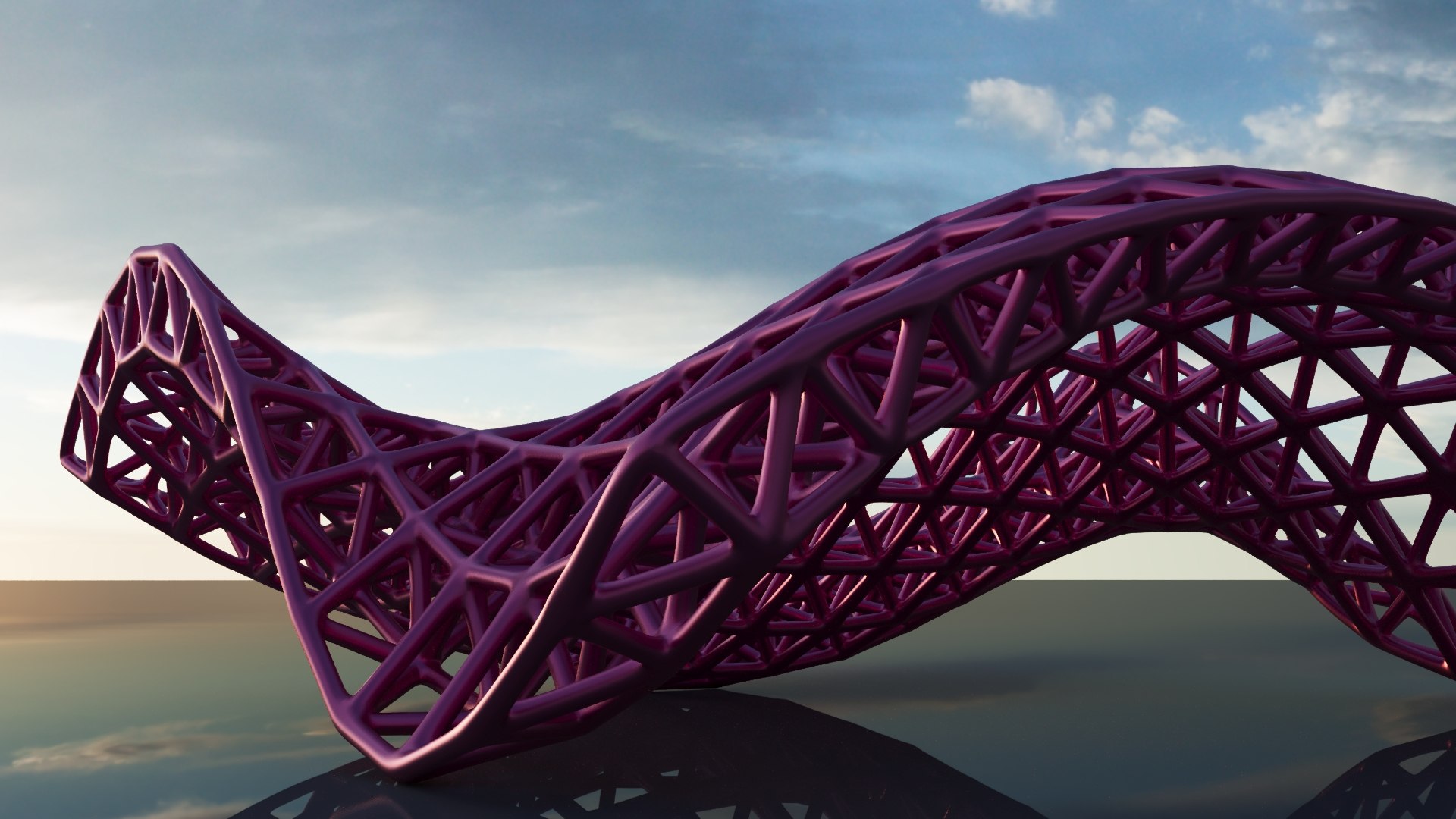 Double Curved Lattice Structures 3D model https://p.turbosquid.com/ts-thumb/RG/z2FO7M/AI/04/jpg/1781314798/1920x1080/fit_q87/6dba0c8436ae27beb13b3ce1a94f30010800a2bd/04.jpg