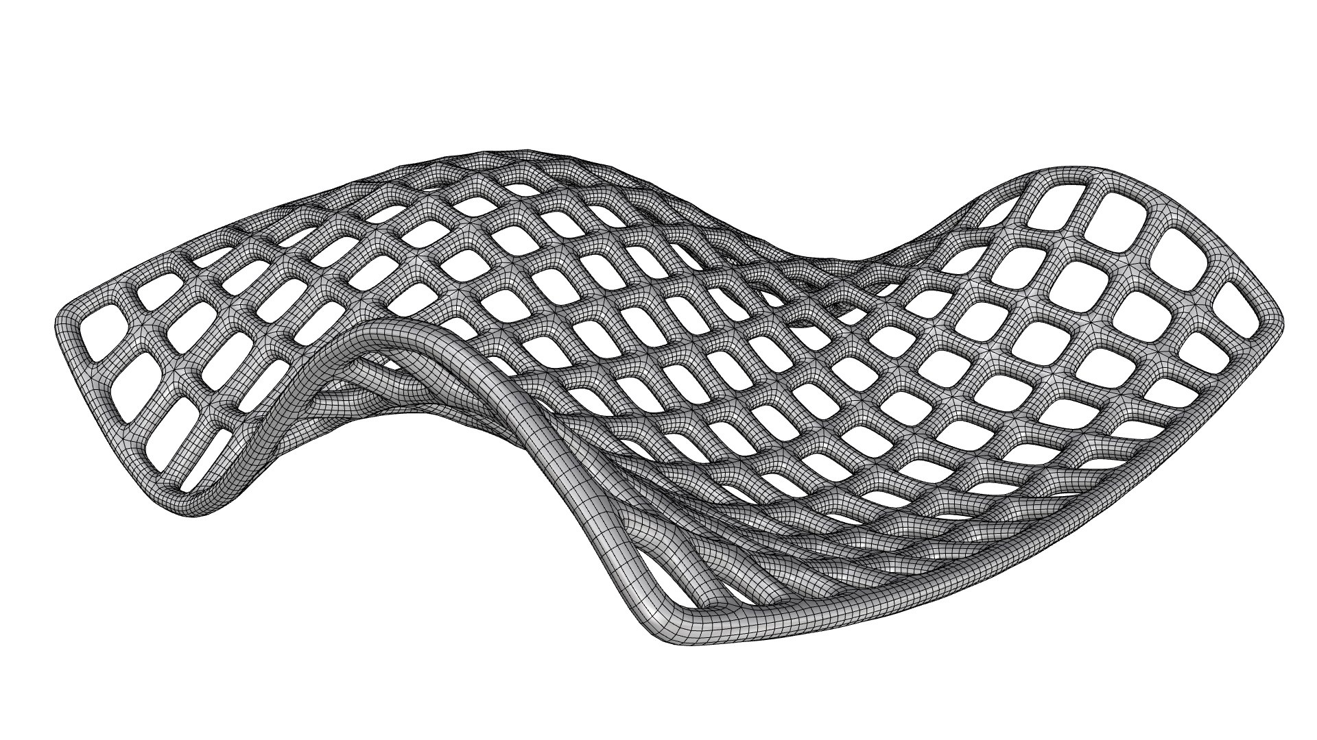 Double Curved Lattice Structures 3D model https://p.turbosquid.com/ts-thumb/RG/z2FO7M/jg/w4/jpg/1781314803/1920x1080/fit_q87/bb5f786f706583896742a5cc1683bbdbd19b2e5e/w4.jpg