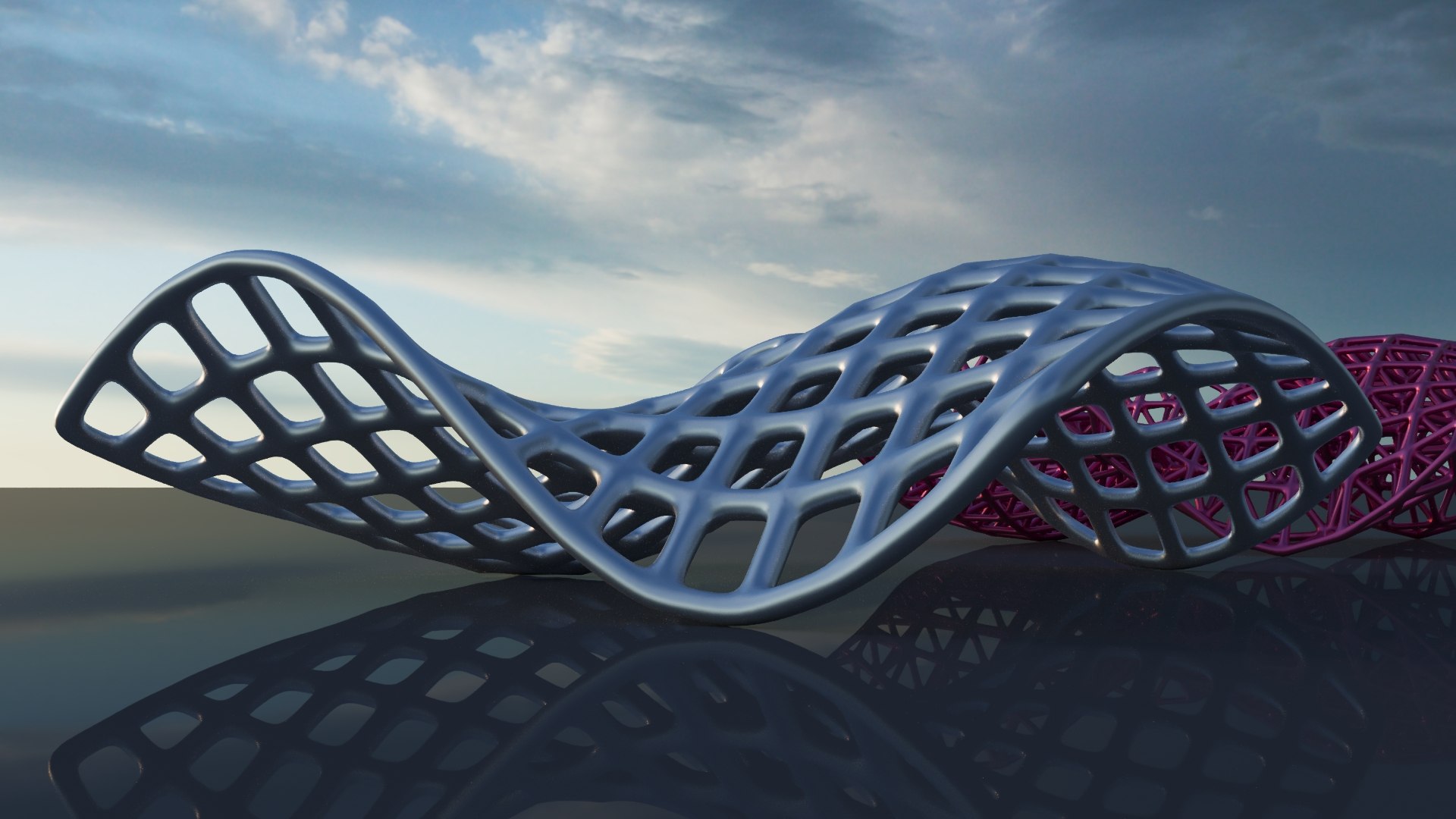 Double Curved Lattice Structures 3D model https://p.turbosquid.com/ts-thumb/RG/z2FO7M/wQ/06/jpg/1781314799/1920x1080/fit_q87/163574747eb420ecacfc47791dc8d289f11bf485/06.jpg