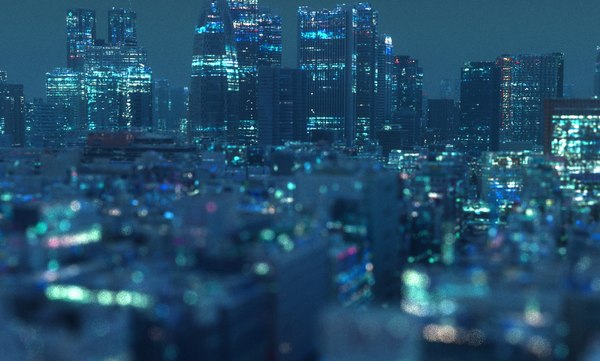 3D tokyo city night - TurboSquid 1417473