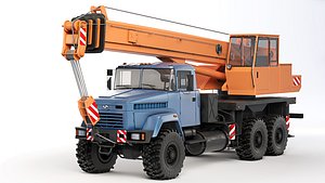 KrAZ 63221 KTA-25 2007 3D model