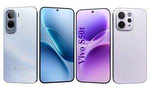 3D Vivo S50t Inspiration Purple And iQOO Z11 5G Blue