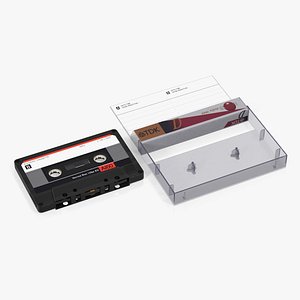 3D cassette tape box