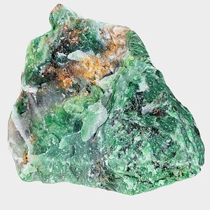 Green Jade Rough Mineral Specimen Natural Stone 3D Scanned PBR