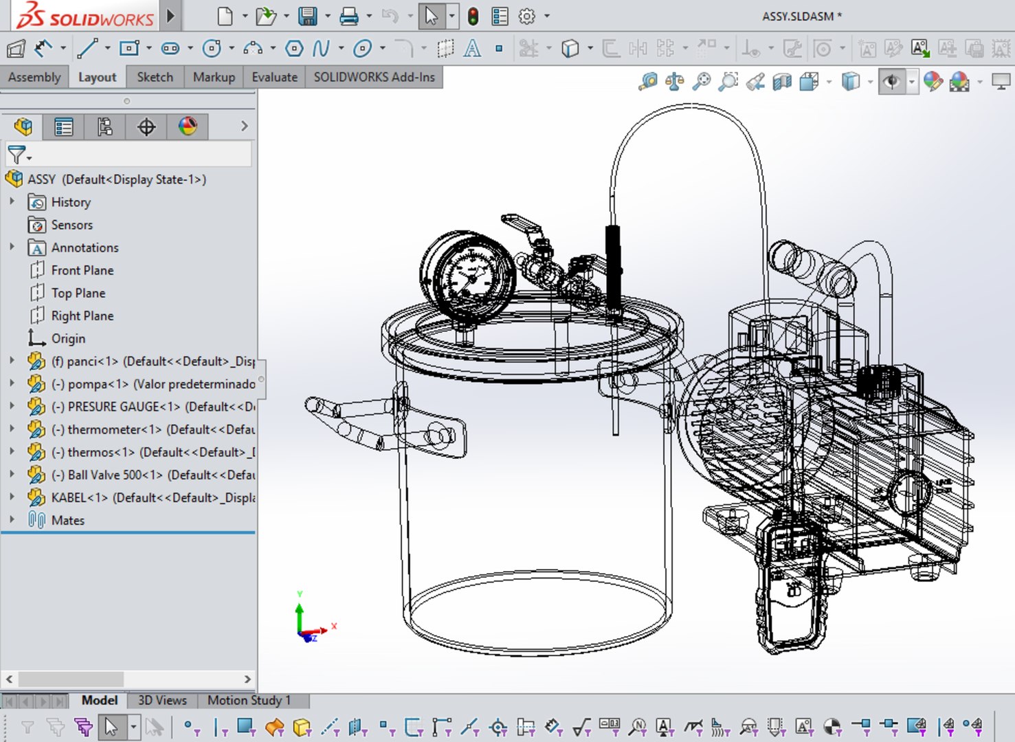 3D Model VACUUM DEGASSING CHAMBER AND PUMP KIT - TurboSquid 1714238