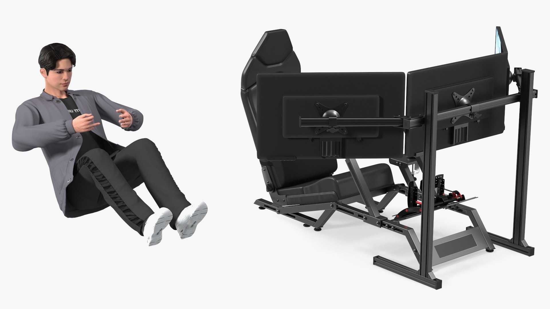3D Young Man Racing in a Virtual Simulator model https://p.turbosquid.com/ts-thumb/RH/GkFCg7/z1/youngmanracinginavirtualsimulator3dmodel010/jpg/1686640916/1920x1080/fit_q87/0a6593a4ee6de1d8dfc6d028d896748697ecf1b1/youngmanracinginavirtualsimulator3dmodel010.jpg
