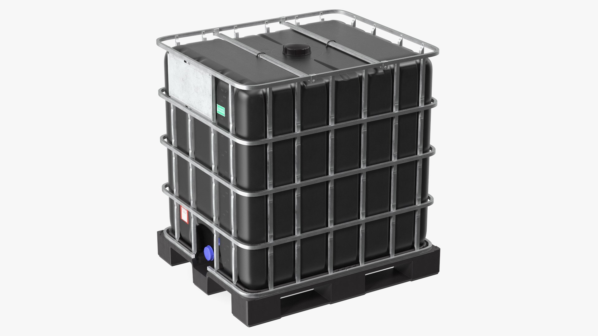 IBC Container 1000 Litres UV Resistant 3D model preview