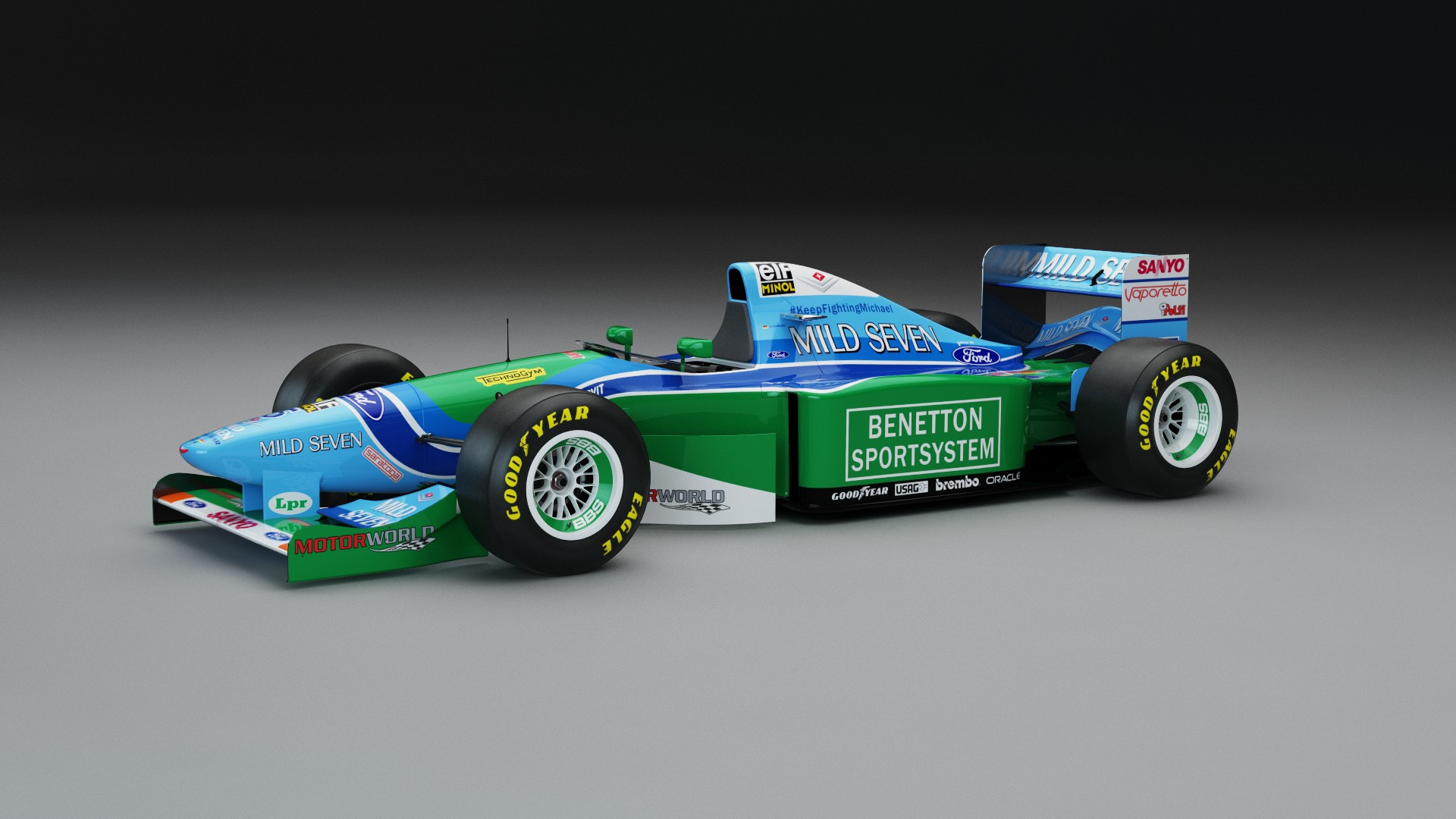 F1 Benetton B194 Season 1994 Model - TurboSquid 2317095